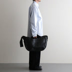 NEW NEWSPAPER BAG M #BLACK [BG-41-C-COW-5]