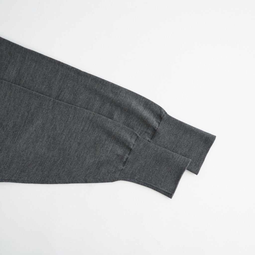 BABY WOOL POLO CARDIGAN #GRAY [BN-26FM-040]