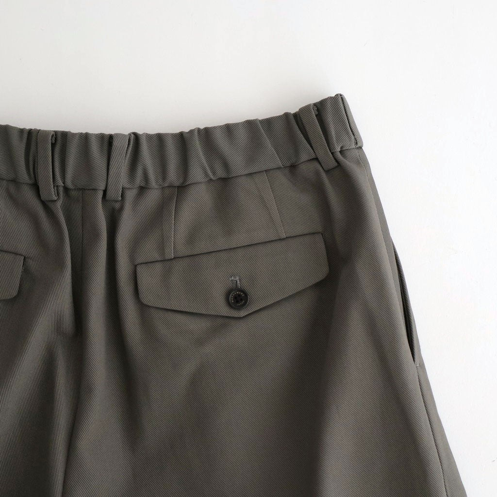 TRIPLE PLEATED WIDE TROUSERS #GRAY [A26A93PT03C]