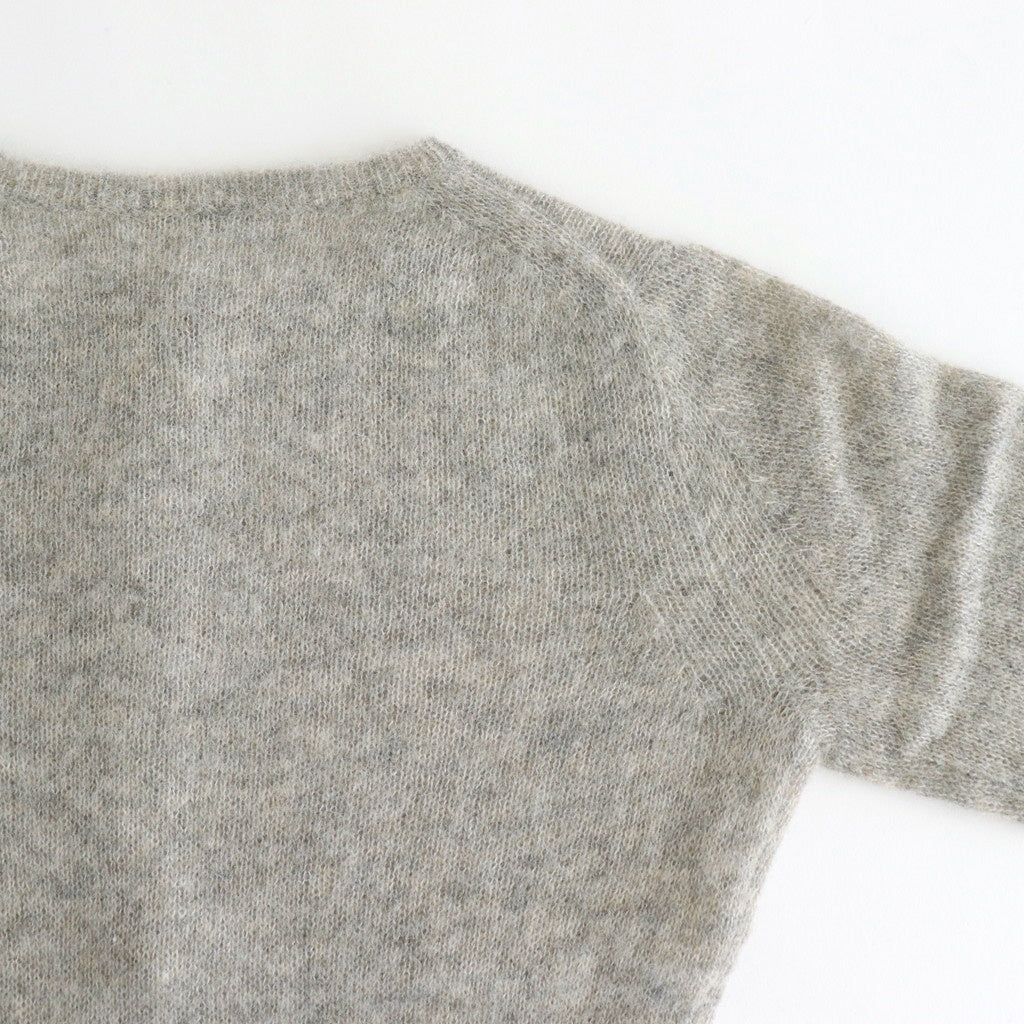 FAIRY ALPACA KN HENLY NECK #020 FOG [16852 60036]