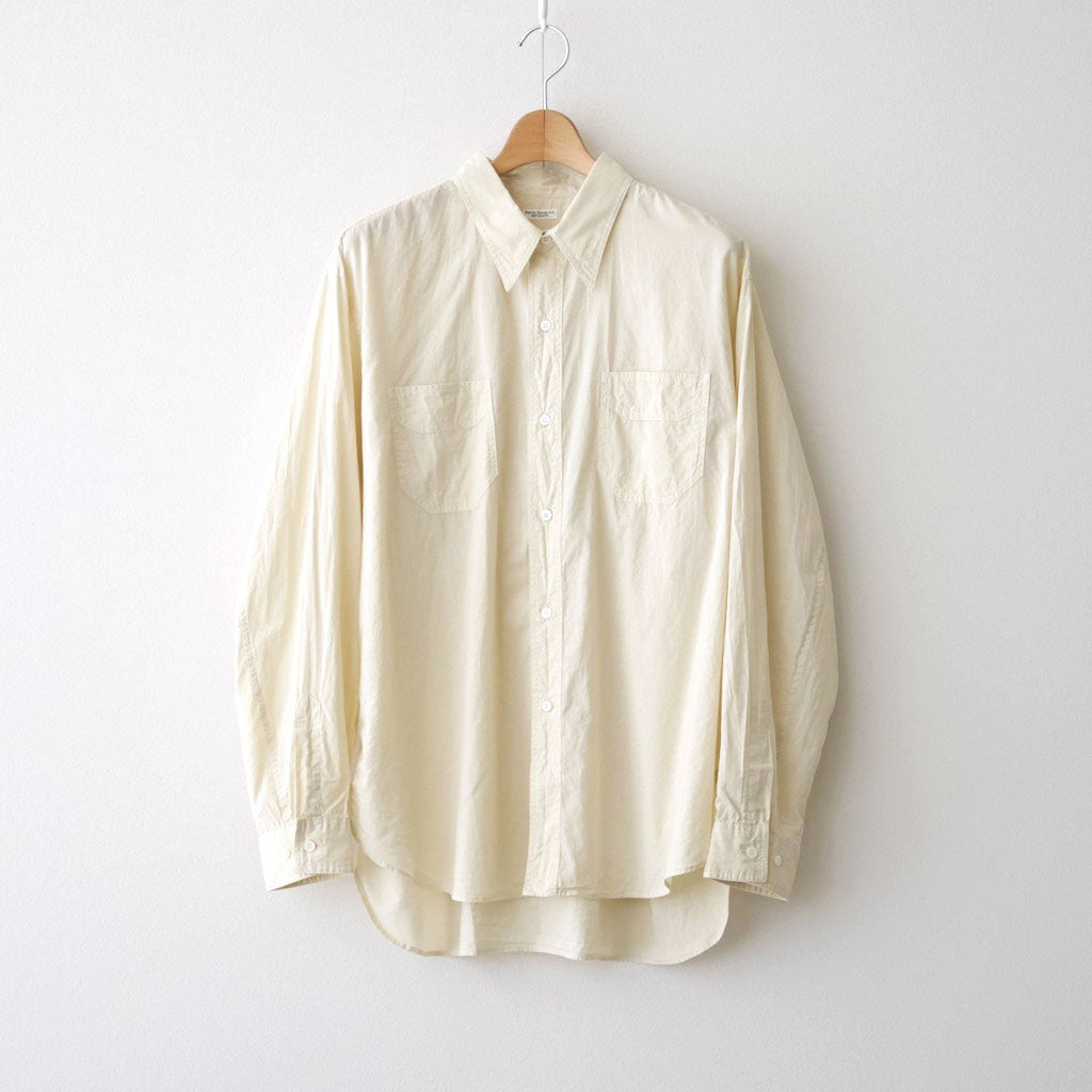 C/L LS WORK SHIRT #PALE YELLOW [PMAV-LS05]