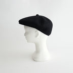 COTTON LINEN HUNTHING CAP - GENTLEMAN #BLACK [V01015]