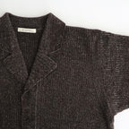 BLENDED KEMPI WOOL RAPEL CARDY #BARK [252OJ-KN03]