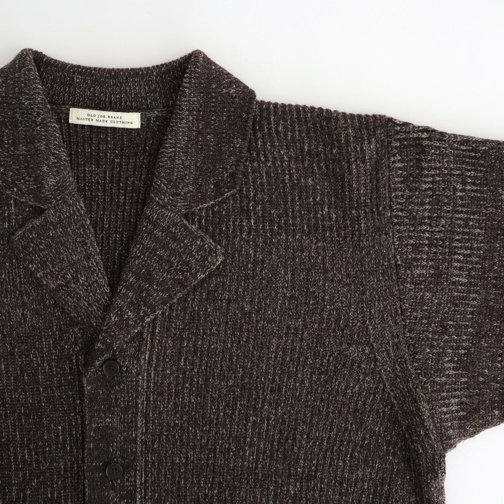 BLENDED KEMPI WOOL RAPEL CARDY #BARK [252OJ-KN03]