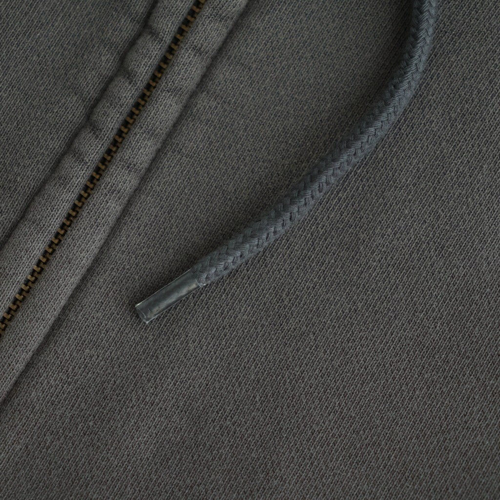 Garment Dyed Field Zip Up Hoodie #Asphalt Gray [N26FH057]
