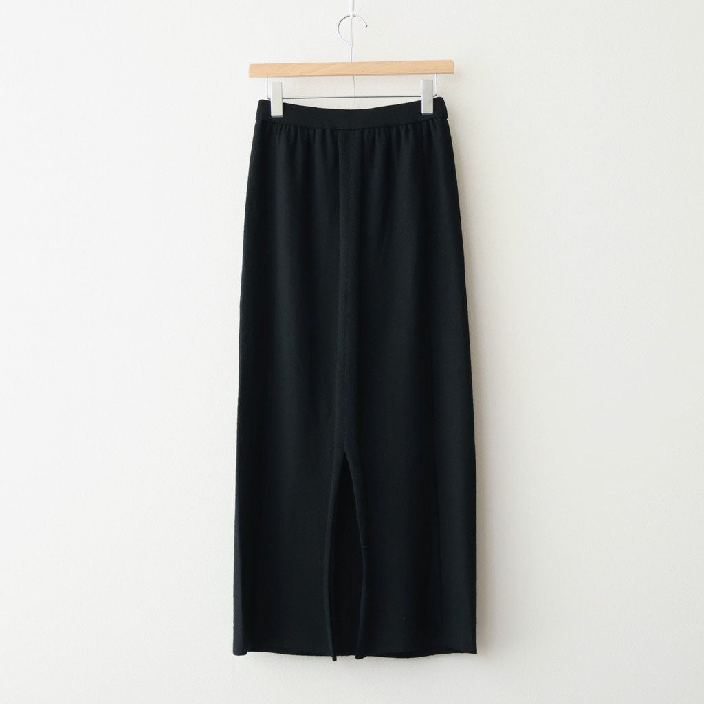 Cotton Linen Poly Pencel Skirt #Black [NEP-SS2632]