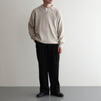 SILK POLO SKIPPER #IVORY [BN-25SM-037]