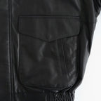 SHEEP LEATHER ZIP BZ #010 RED BLACK [16861 25004]