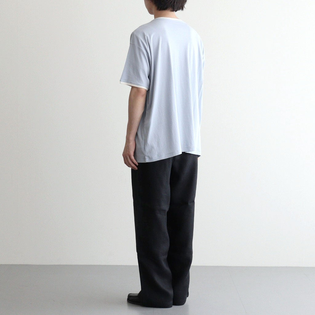 PIMA MOKLODI RINGER TEE #BLUE× WHITE [26S-BIS-CS61]