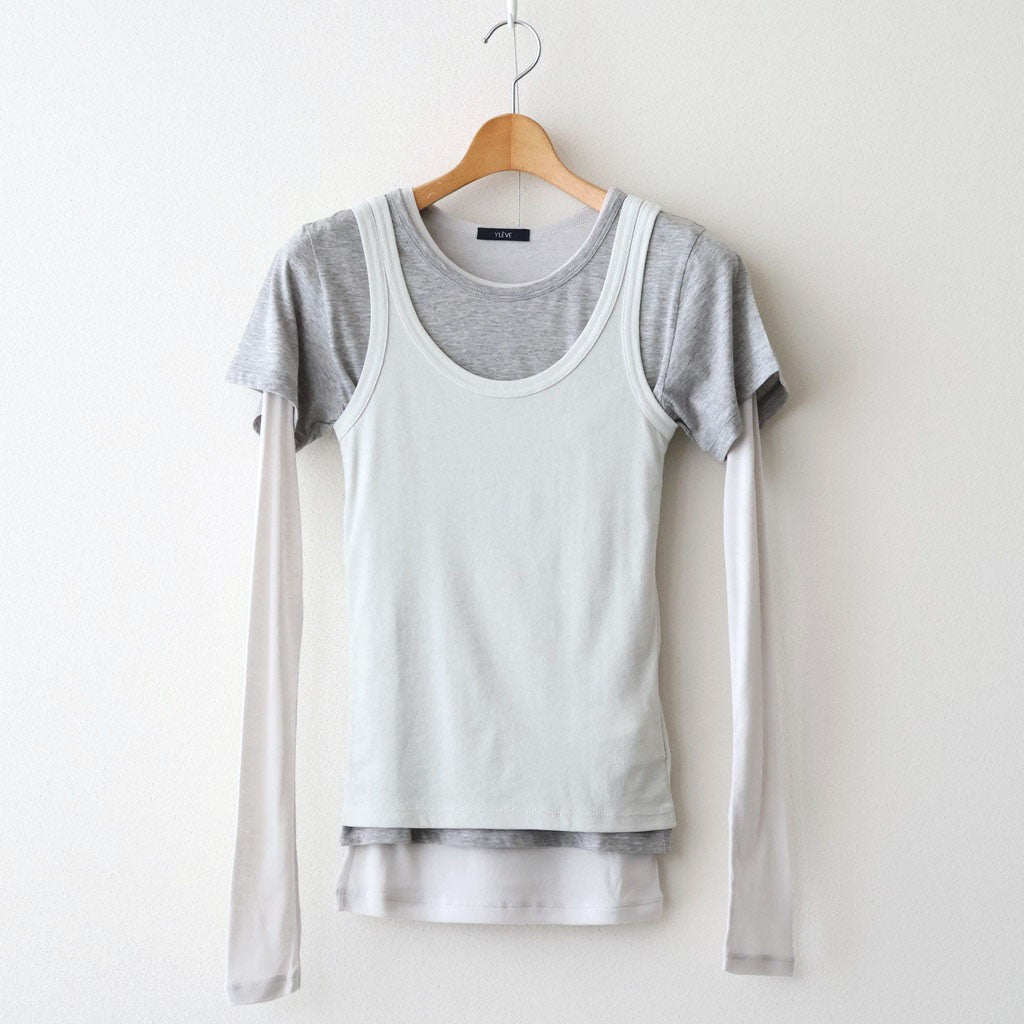 THREE LAYERED JERSEY P/O #110 ICE BLUE [16861 66043]