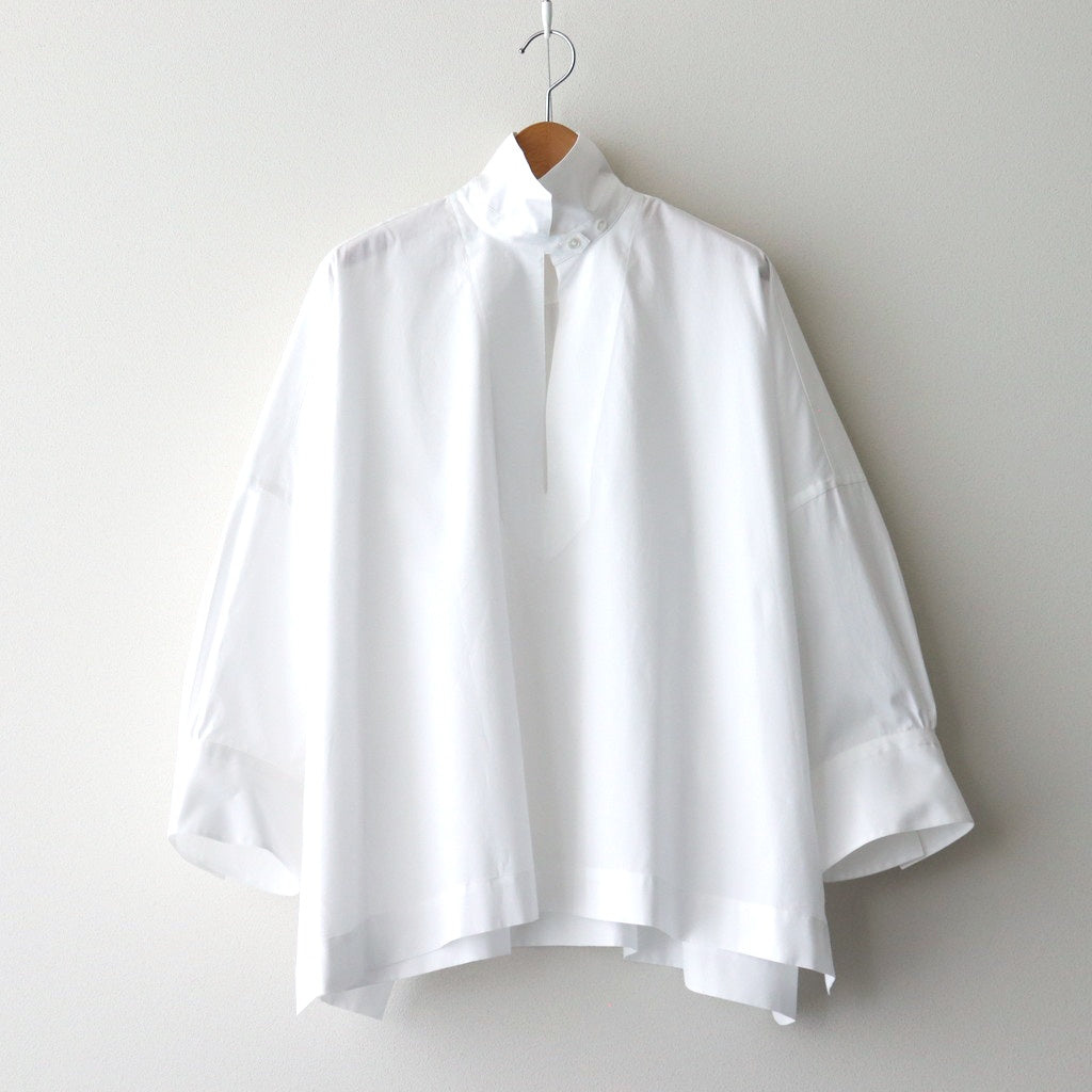 BOURRIENNE COTTON TYPEWRITER PONCHO SH / MA #WHITE [16851 50112]
