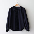 BOURRIENNE COTTON TYPEWRITER RUFFLE BL / NAMI #NAVY [16851 50110]