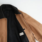 WORKER JACKET #NATURAL BROWN [A26C08BL02C]