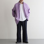 REGULAR STRAIGHT TROUSERS #NAVY STRIPE [M25C07PT02C]