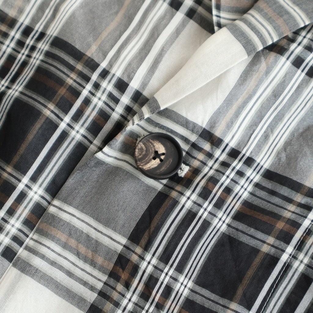 Summer Weight Over Jacket #Check [NEP-SS2641]
