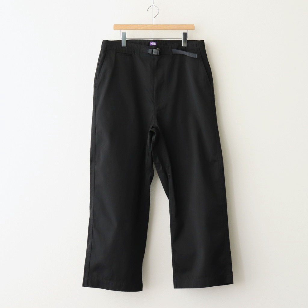 Chino Wide Straight Field Pants #Black [N25SC093]