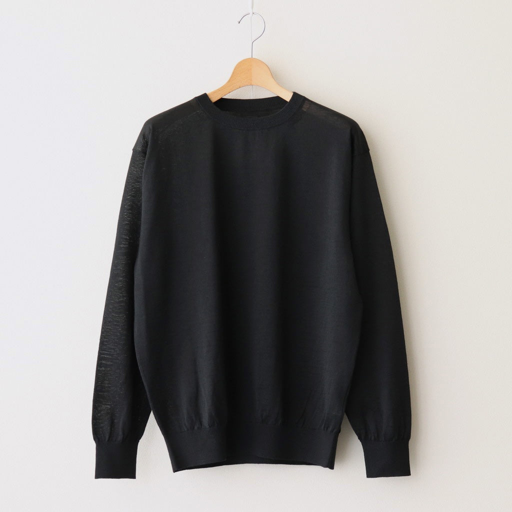 CHOMA CREW NECK #BLACK [BN-25SM-058]