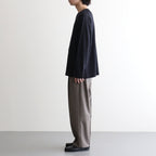 NORMANDY LINEN BASQUE SHIRT #NAVY [BN-26SM-072]