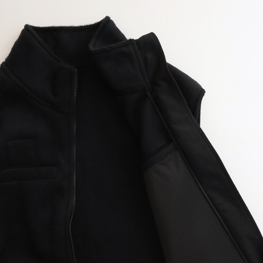 LEVEL3 Fleece Vest #Black [bROOTS24F13]