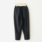 COCOON WIDE EASY PANTS #CHAMBRAY BLACK [M25C12PT03C]