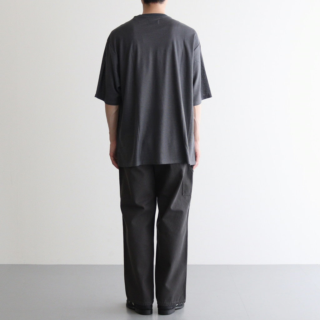 CREW NECK TEE #M.GRAY [M25B02CS01B]