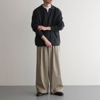 SILK POLO SKIPPER #CHARCOAL [BN-25SM-037]