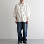 Co/Silk Nep Skipper Cropped Sleeve #Ivory [BHS26S029]