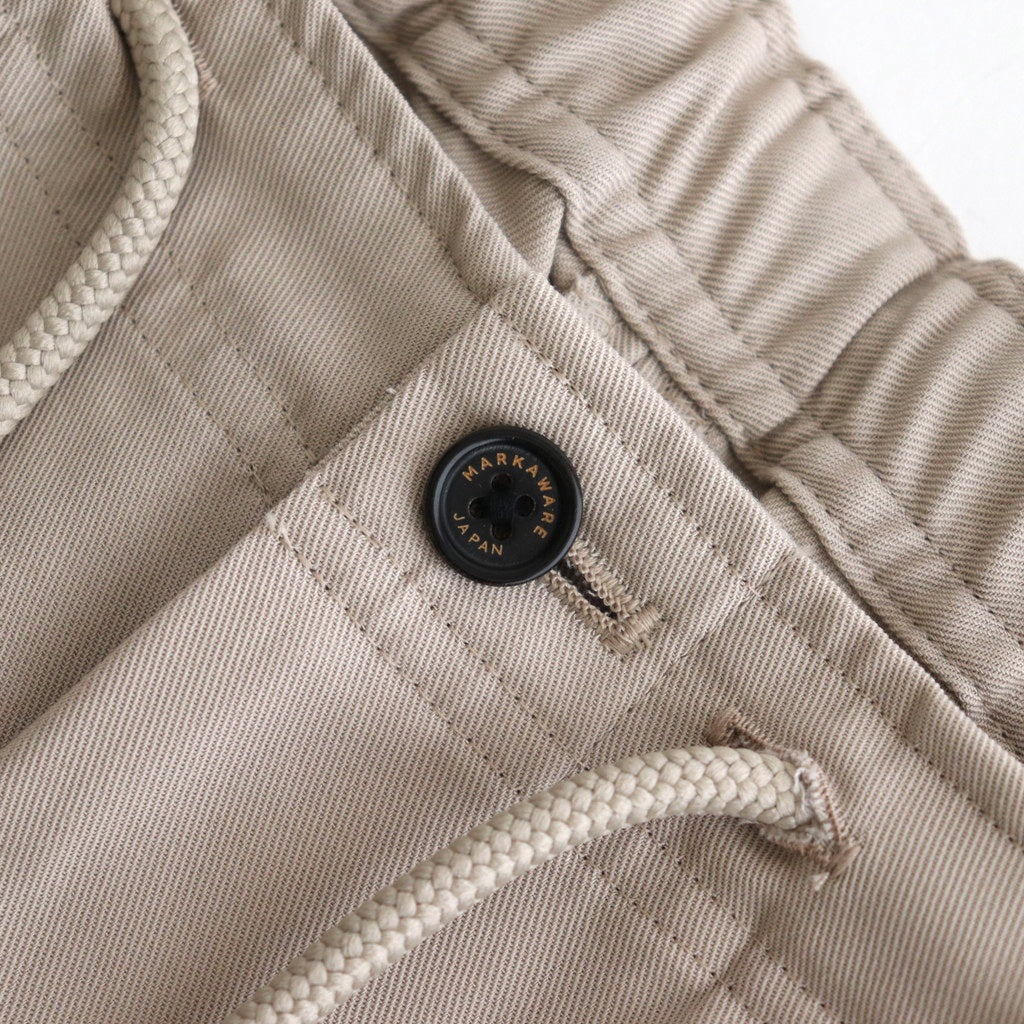 DOUBLE PLEATED EASY TROUSERS #LIGHT GRAY [A25C04PT02C]