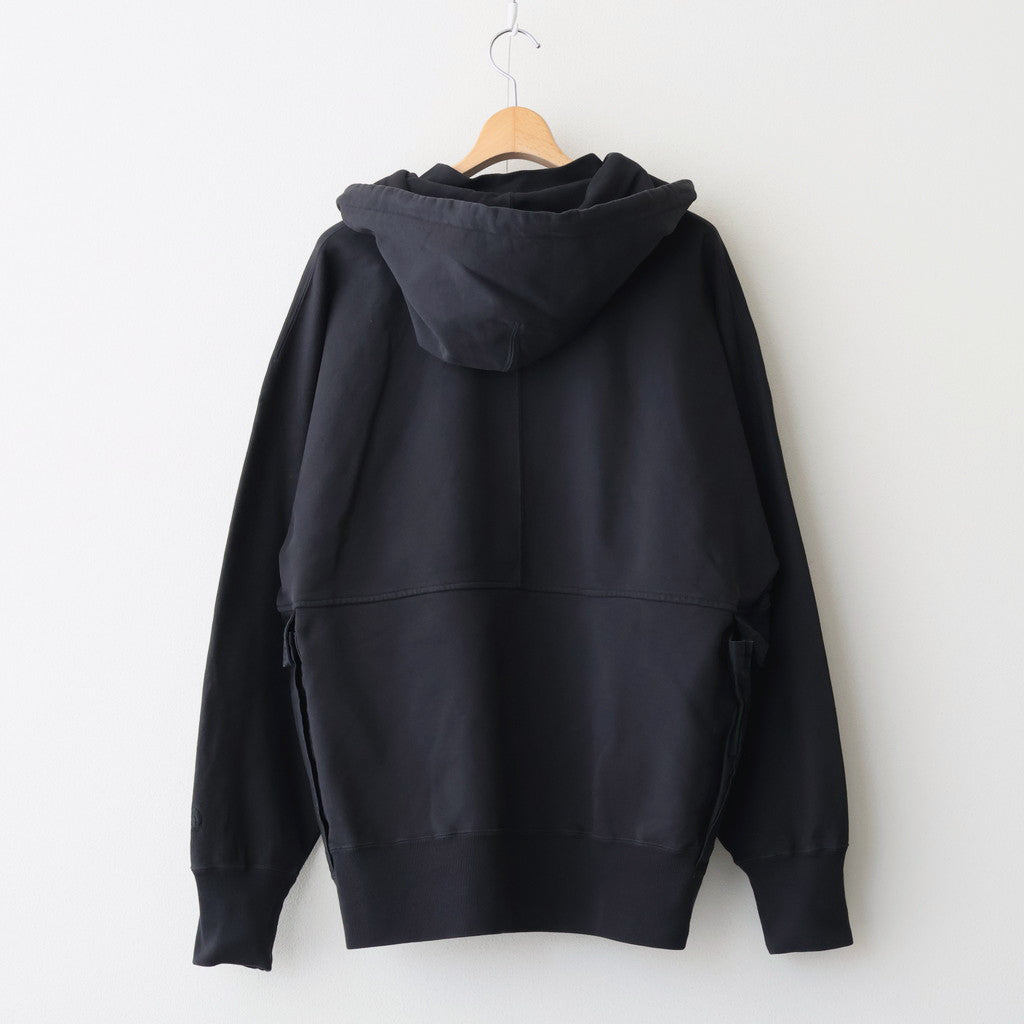 11oz Zip Up Hoodie #Black [N25FH046]