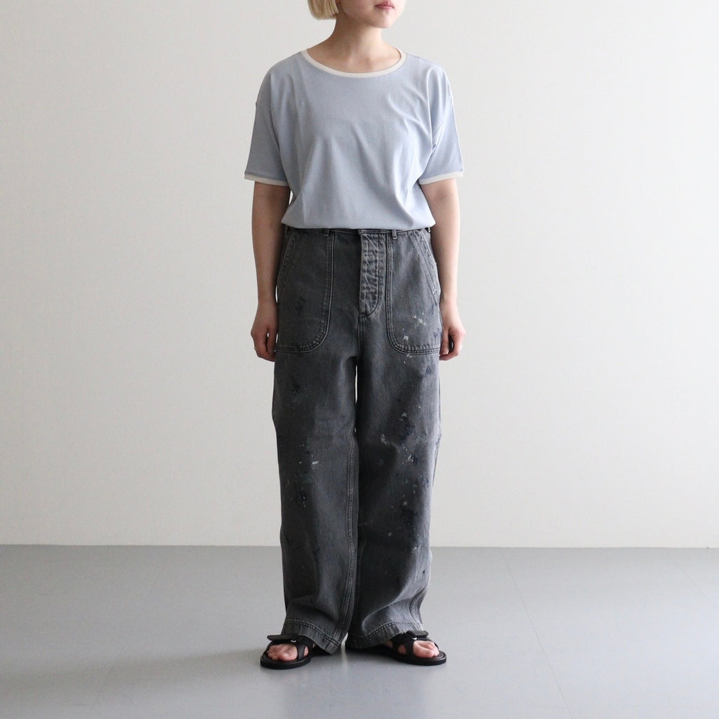 PIMA MOKLODI RINGER TEE #BLUE× WHITE [26S-BIS-CS61]
