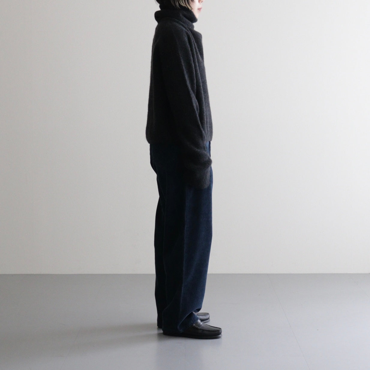 CASHMERE FOX UNIQUE TURTLE #CHARCOAL [BN-25FL-042]