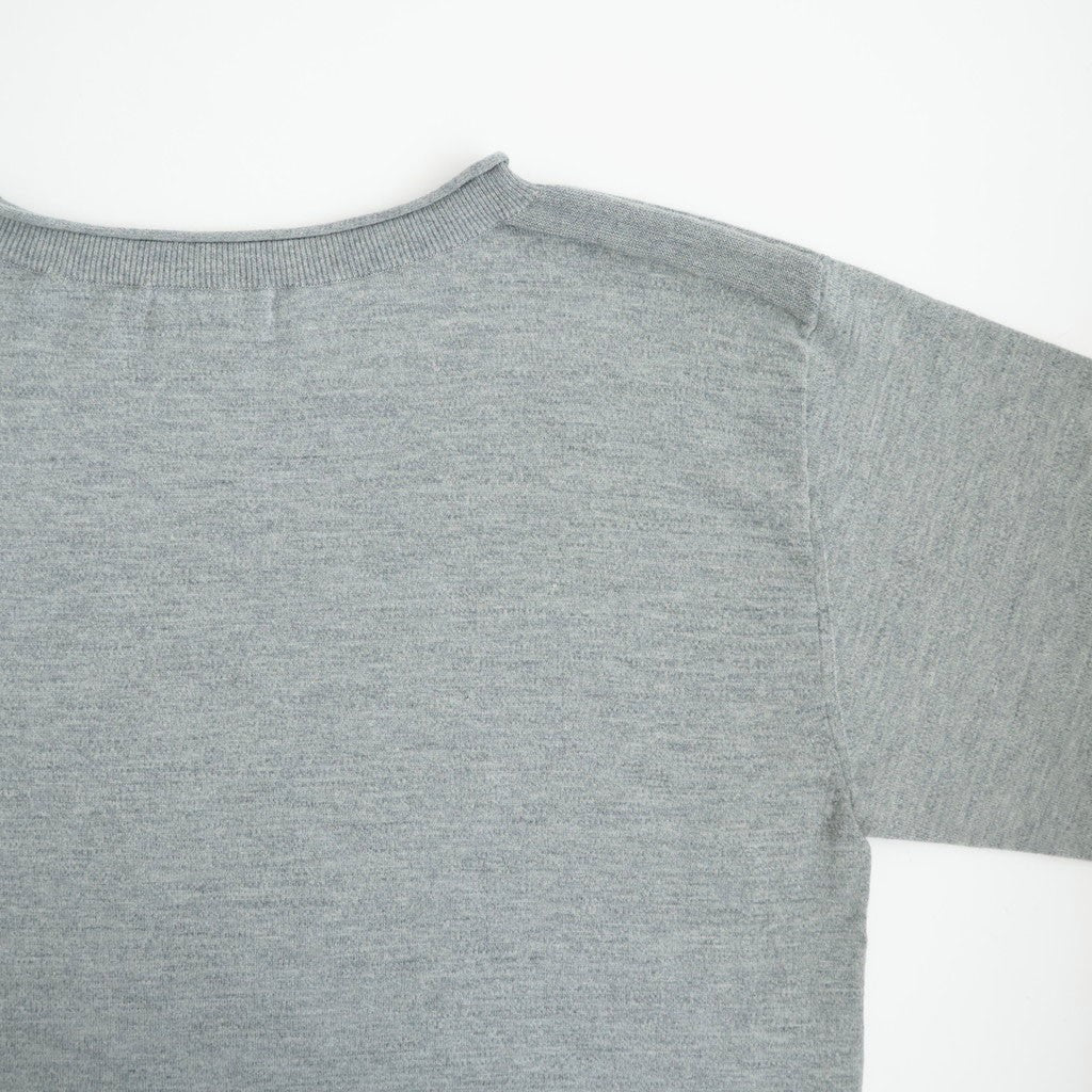 Suvin Wool Basque Shirt #MIX GRAY [NEP-AW2623]