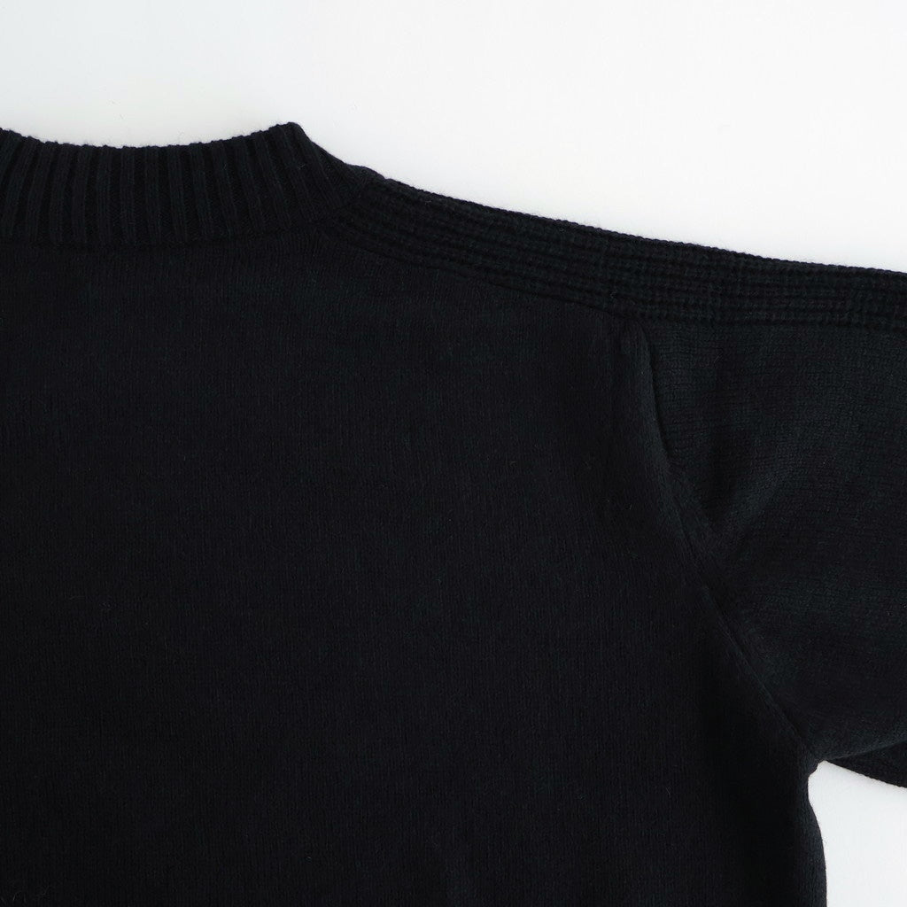 All-yak Crewneck #BLACK×NAVY [NEP-AW2408]