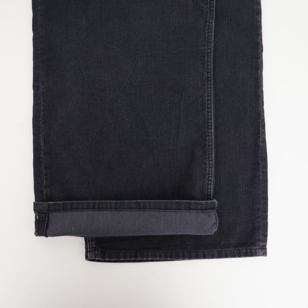 SULFUR-DYED BLEACHED CORDUROY PANTS #120 FADED NAVY [17062 40044]