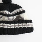 CANADIAN KNIT CAP - SNOWMAN #BLACK [Z01011]