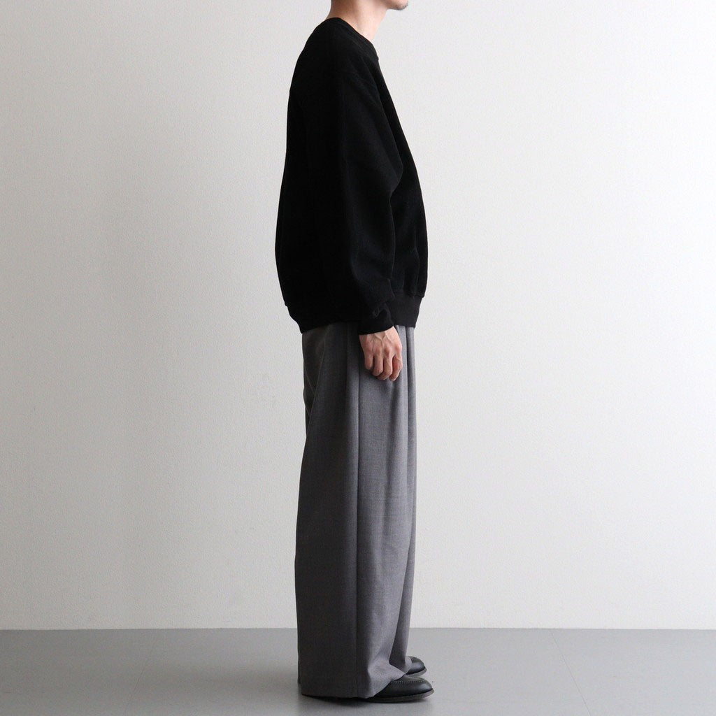 DOUBLE PLEATED BUGGY TROUSERS #GRAY [M26C06PT01C]
