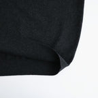 SUNSHINE CASHMERE CREW NECK #HEATHER BLACK [BN-26FM-057]