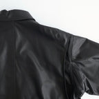 SHEEP LEATHER ZIP BZ #010 RED BLACK [17061 25004]