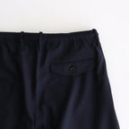 TRIPLE PLEATED EASY TROUSERS #NAVY [A25B03PT01C]