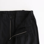 FRONT TUCK ARMY TROUSER #ONYX [251OJ-PT08]