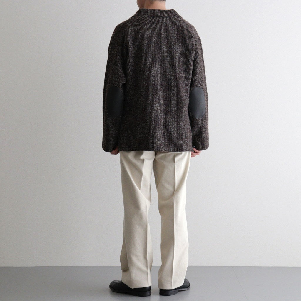 DOUBLE-PLEATED SMARTY TROUSER #BONE [252OJ-PT08]