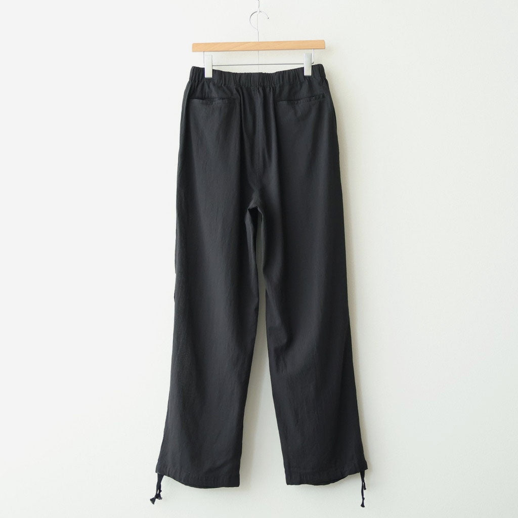 KNEE TUCK PANTS #BLACK [M26A16PT01C] - Diffusion 三重県四日市市の