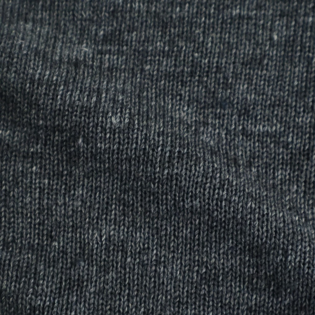 WASHED HIGH COUNT LINEN V NECK CARDIGAN #CHARCOAL [BN-26SM-021]