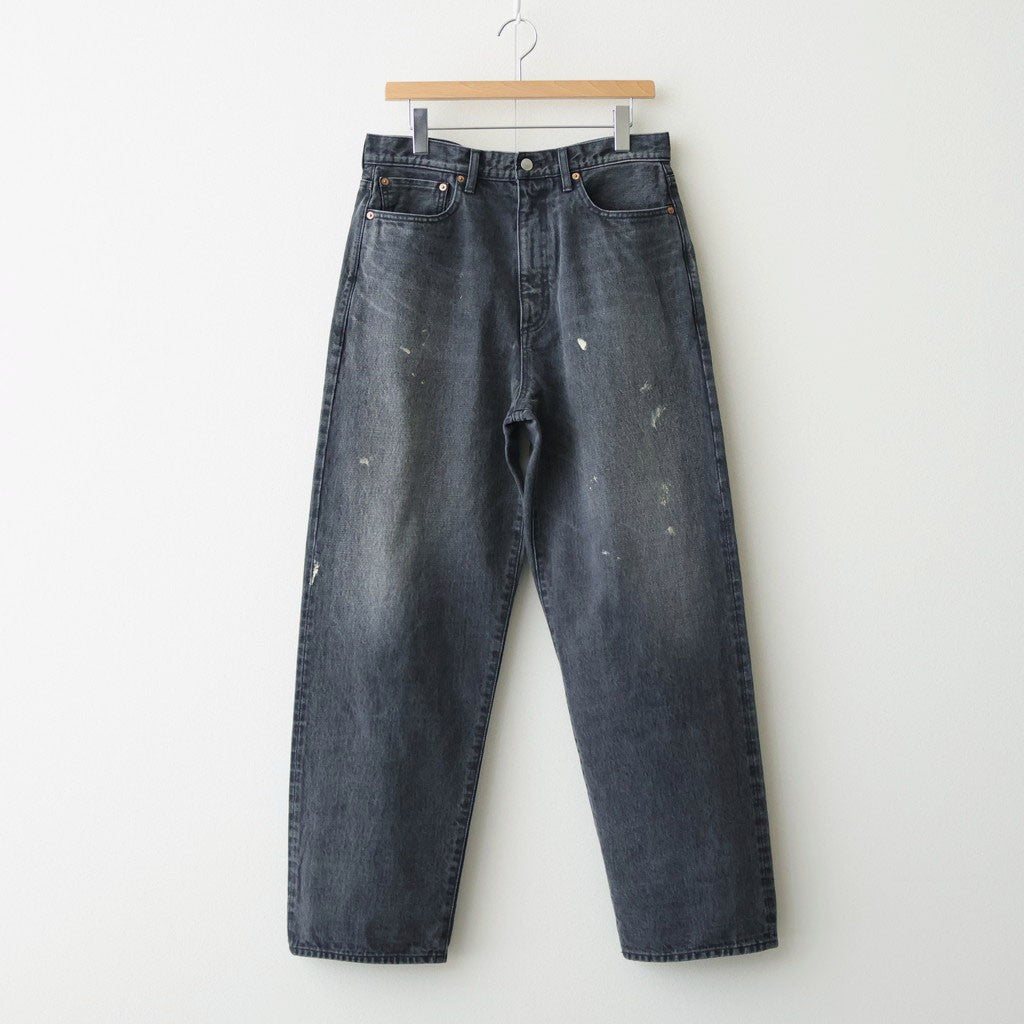 SELVEDGE DENIM 5POCKET PANTS #BLACK [DNS26P03]