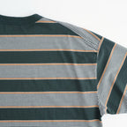 BORDER SS TOP #FOREST x S,BROWN [PMAV-CS04]