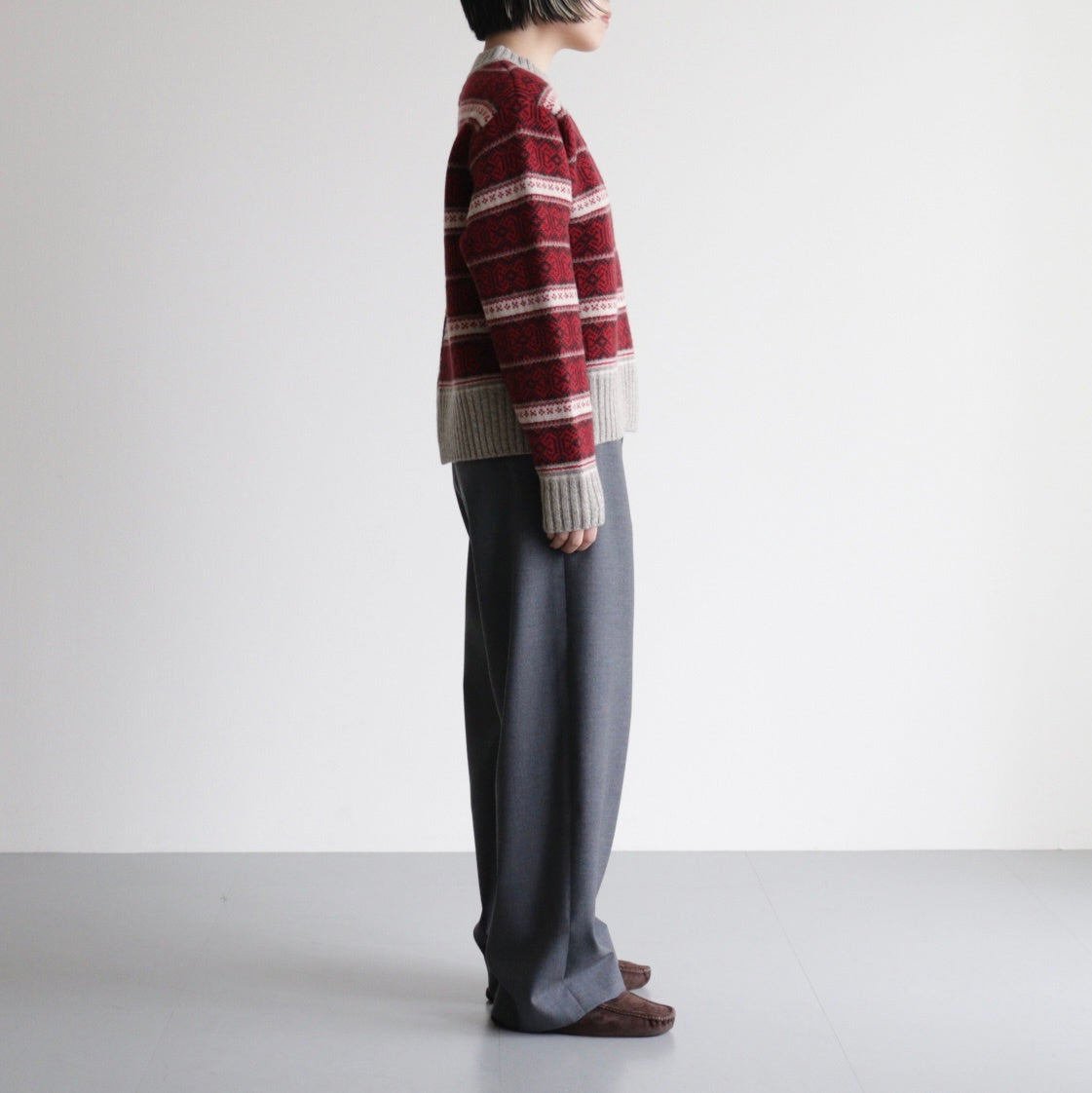 Nordic Crewneck #Red Mix [NEP-AW2525W]