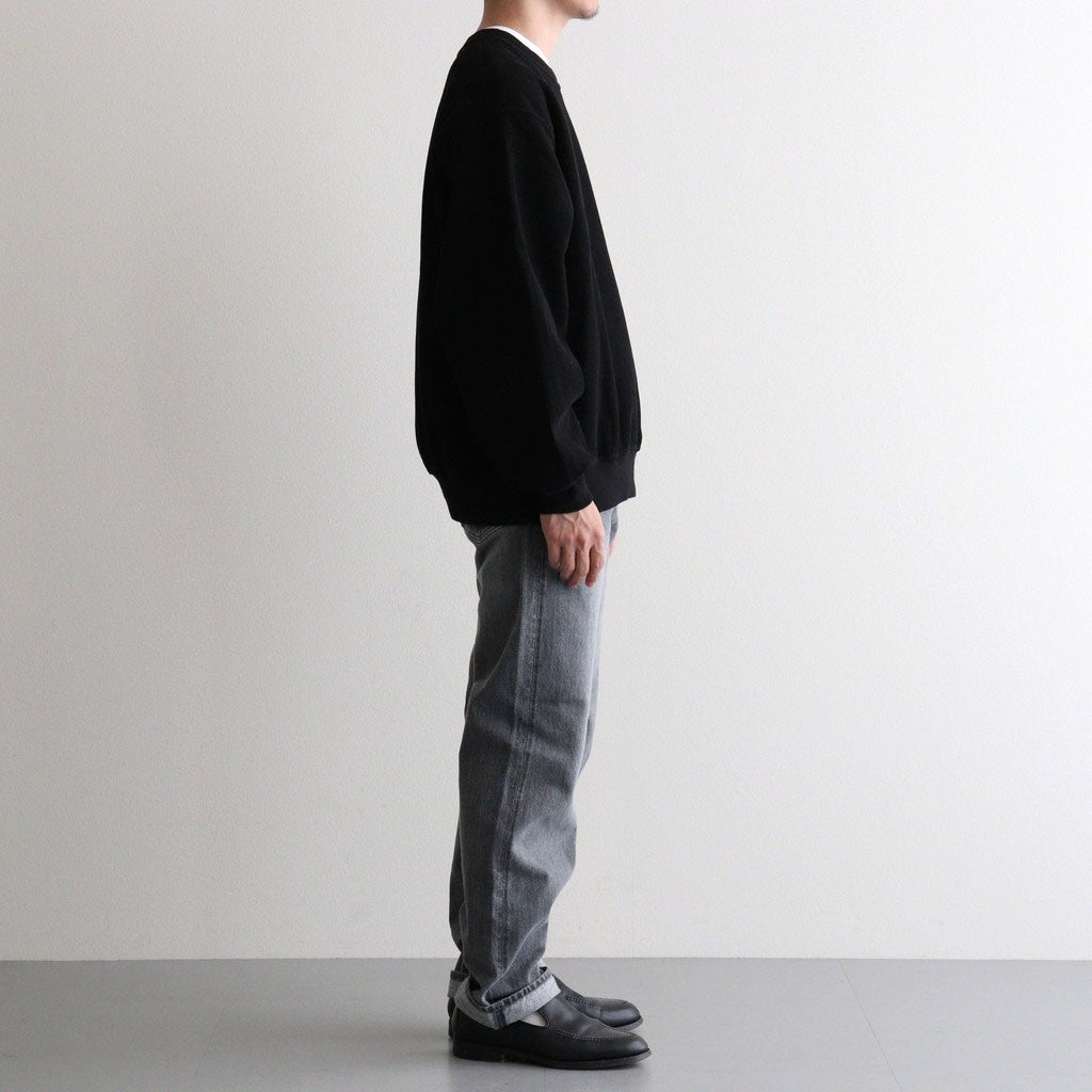 Selvage Denim Straight Pants #Vintage Black [S26FC076]
