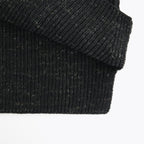 BLENDED KEMPI WOOL RAPEL CARDY #ONYX [252OJ-KN03]