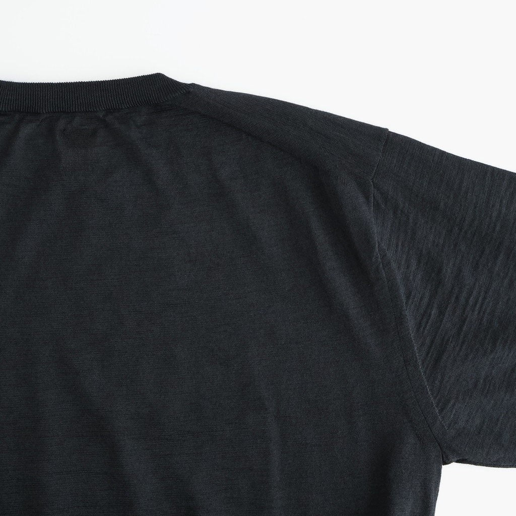 CHOMA CREW NECK #BLACK [BN-26SM-058]