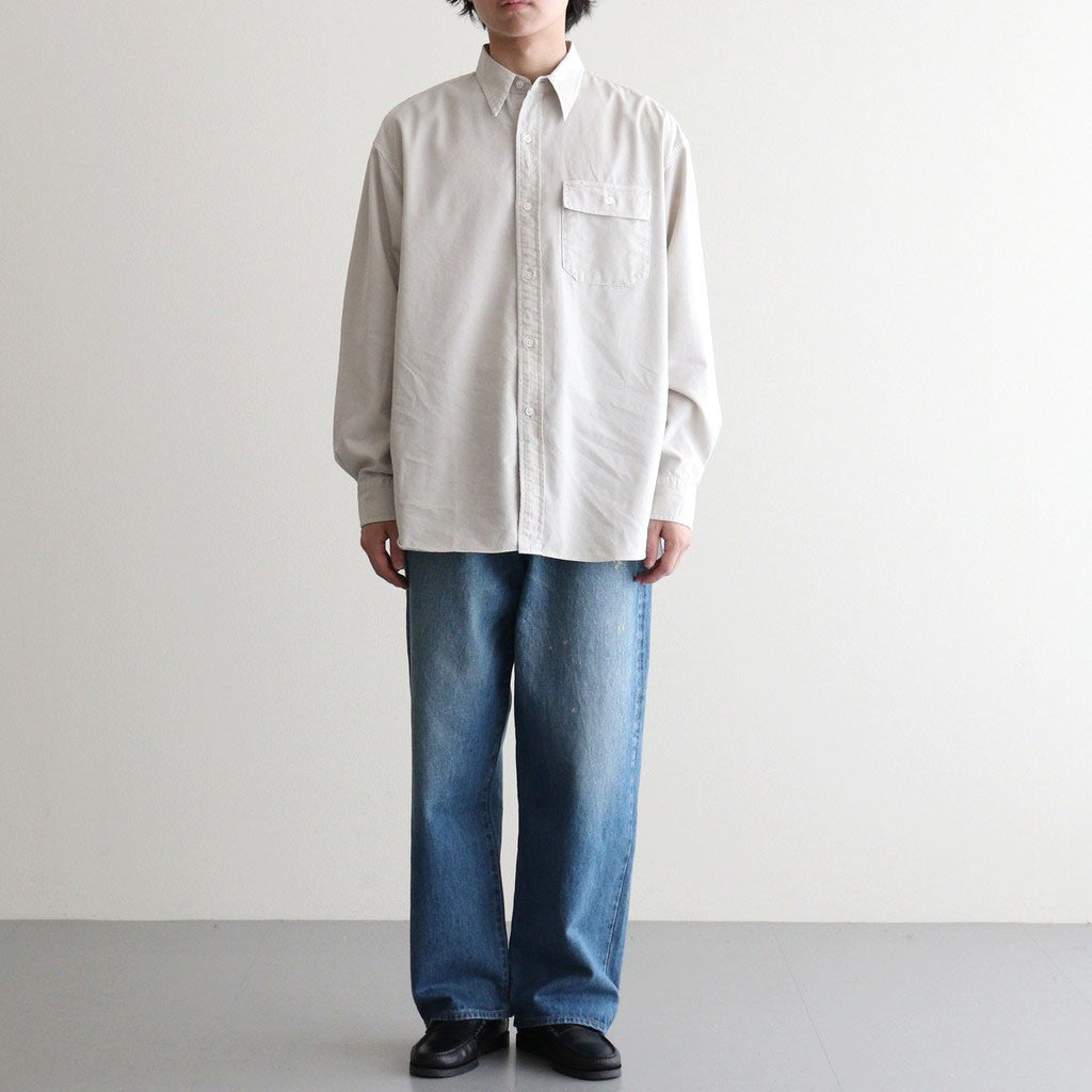 Garment Dyed Field Twill Shirt #Stone [N26SG034]